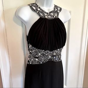 Morgan & Co. black sequin gown